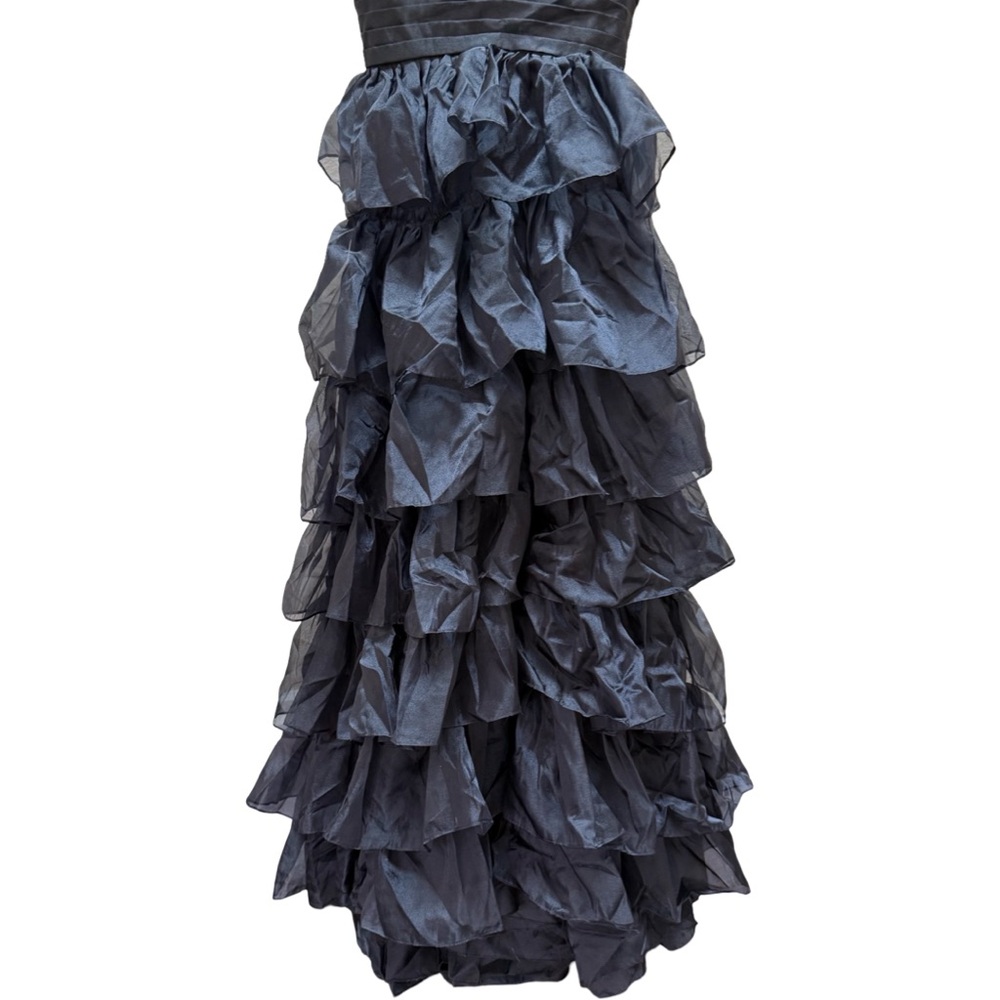 Ceremony Gown – Gothic Ruffle Dress with Slit & Bows” NWOT-Small - Picture 6 of 17